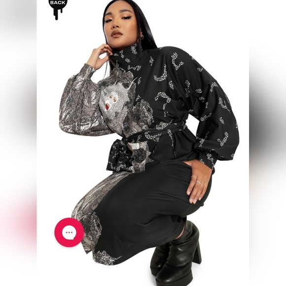 Blackmilk Vampire Spellbound Batwing Dress - Picture 11 of 12